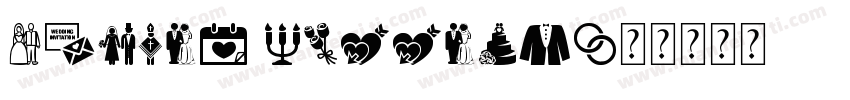 Rustic Wedding字体转换